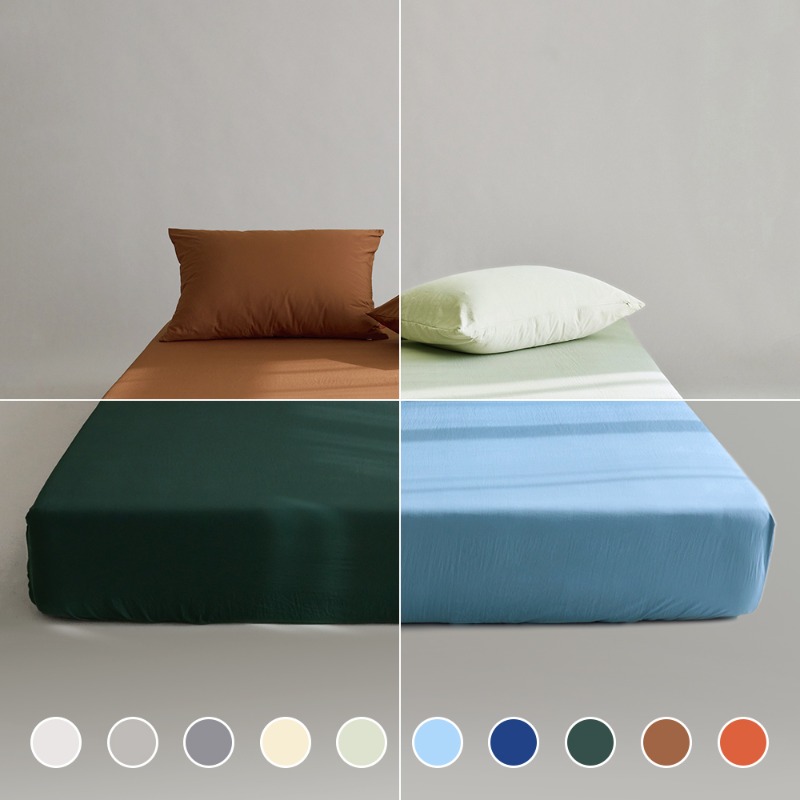 먼지없는 알러지케어 높은 34cm 침대 매트리스커버 S/SS Q K LK 10colors